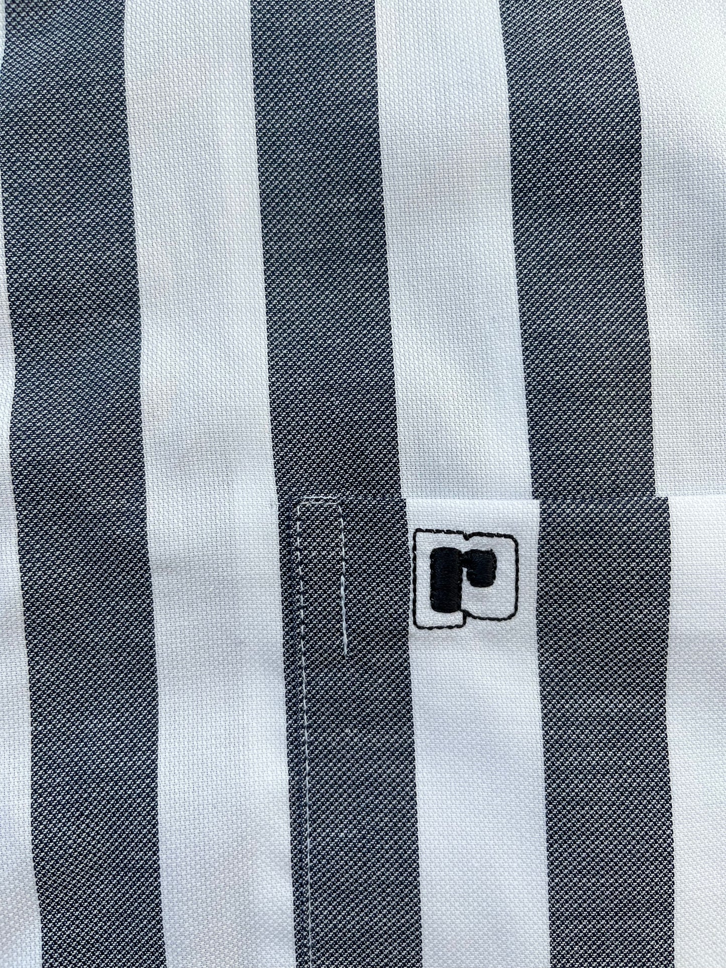 Camisa Rayas Blanco Gris Mod 9352