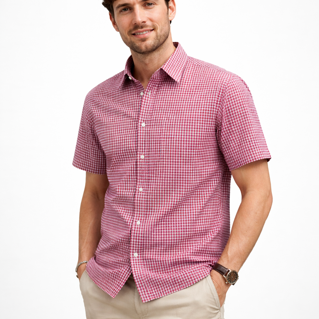 Camisa Cuadros Rojo Mod 9351