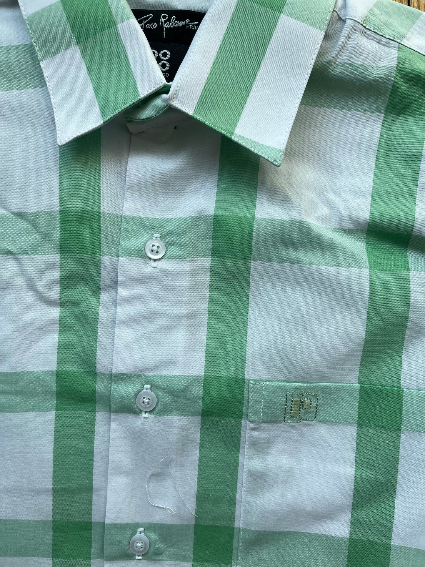 Camisa Cuadros Verde Mod 9354