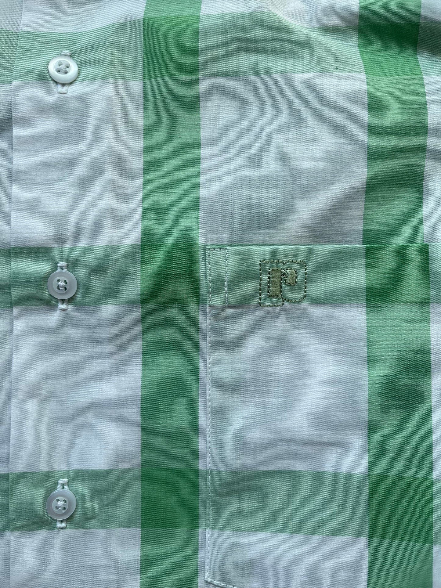 Camisa Cuadros Verde Mod 9354